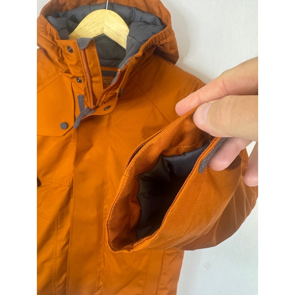 MEC Mountain Equipment Coop Boys Orange Insulated Winter Parka Ski Jacket 10 - Picture 4 of 13